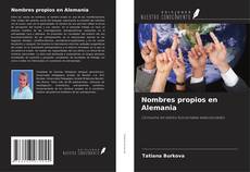 Portada del libro de Nombres propios en Alemania