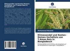 Klimawandel und Kosten-Nutzen-Verhältnis von T.Aman Reis in Bangladesch kitap kapağı