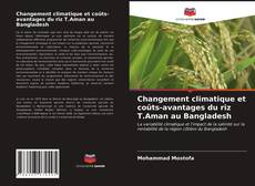 Capa do livro de Changement climatique et coûts-avantages du riz T.Aman au Bangladesh 