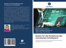 Bookcover of System für die Verwaltung des monatlichen Arbeitsplans