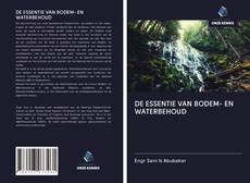 DE ESSENTIE VAN BODEM- EN WATERBEHOUD的封面