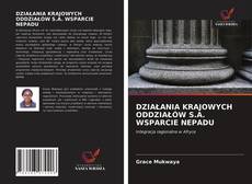 Buchcover von DZIAŁANIA KRAJOWYCH ODDZIAŁÓW S.A. WSPARCIE NEPADU