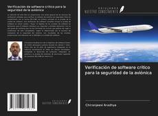 Bookcover of Verificación de software crítico para la seguridad de la aviónica