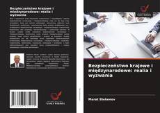 Portada del libro de Bezpieczeństwo krajowe i międzynarodowe: realia i wyzwania