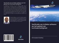 Copertina di Verificatie van kritieke software op het gebied van luchtvaartveiligheid