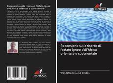 Capa do livro de Recensione sulle risorse di fosfato igneo dell'Africa orientale e sudorientale 