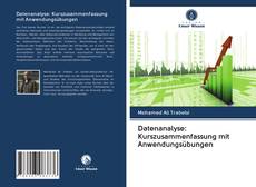 Buchcover von Datenanalyse: Kurszusammenfassung mit Anwendungsübungen