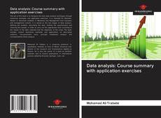 Bookcover of Data analysis: Course summary with application exercises