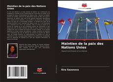 Copertina di Maintien de la paix des Nations Unies