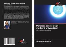 Pensiero critico degli studenti universitari kitap kapağı