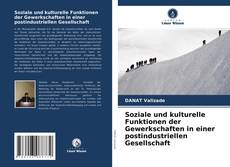 Bookcover of Soziale und kulturelle Funktionen der Gewerkschaften in einer postindustriellen Gesellschaft