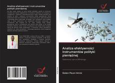 Portada del libro de Analiza efektywności instrumentów polityki pieniężnej