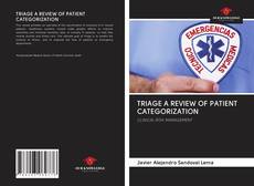 Bookcover of TRIAGE A REVIEW OF PATIENT CATEGORIZATION