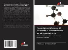 Portada del libro de Meccanismo molecolare di resistenza al fluorochinolone per gli isolati di M.tb