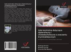 Borítókép a  Lista kontrolna dotycząca dipterofauny i choledochofauna o znaczeniu kryminalistycznym - hoz