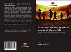 Capa do livro de La réinstallation des populations comme sanction pénale 