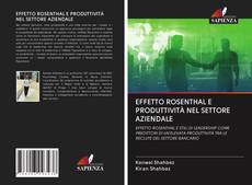 EFFETTO ROSENTHAL E PRODUTTIVITÀ NEL SETTORE AZIENDALE kitap kapağı