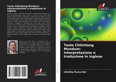 Capa do livro de Testo Chhintang Mundum: Interpretazione e traduzione in inglese 