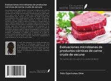Buchcover von Evaluaciones microbianas de productos cárnicos de carne cruda de vacuno