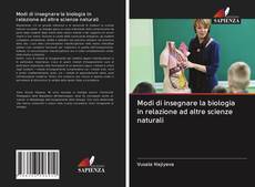 Capa do livro de Modi di insegnare la biologia in relazione ad altre scienze naturali 