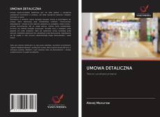 UMOWA DETALICZNA kitap kapağı