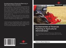 Обложка Fundamentals of Financial Planning in Agricultural Administration