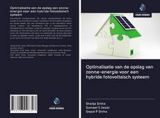 Обложка Optimalisatie van de opslag van zonne-energie voor een hybride fotovoltaïsch systeem