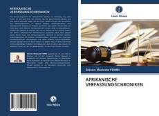 Bookcover of AFRIKANISCHE VERFASSUNGSCHRONIKEN