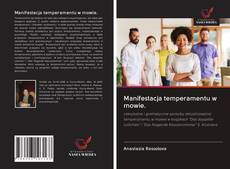 Couverture de Manifestacja temperamentu w mowie.