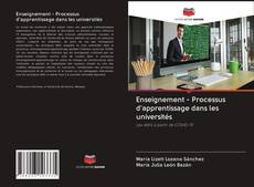 Buchcover von Enseignement - Processus d'apprentissage dans les universités