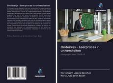 Copertina di Onderwijs - Leerproces in universiteiten