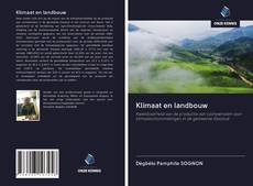 Copertina di Klimaat en landbouw