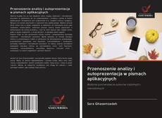 Couverture de Przenoszenie analizy i autoprezentacja w pismach aplikacyjnych