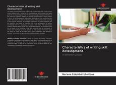 Buchcover von Characteristics of writing skill development