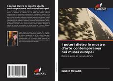 Buchcover von I poteri dietro le mostre d'arte contemporanea nei musei europei