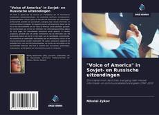 Bookcover of "Voice of America" in Sovjet- en Russische uitzendingen