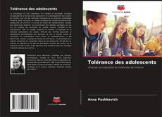 Tolérance des adolescents kitap kapağı