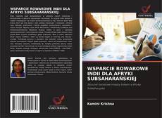 Portada del libro de WSPARCIE ROWAROWE INDII DLA AFRYKI SUBSAHARAŃSKIEJ