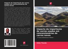 Capa do livro de Impacto da importação de carros usados ​​em concessionárias de carros novos 