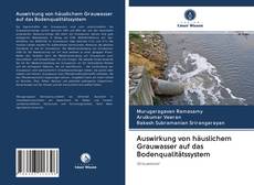 Bookcover of Auswirkung von häuslichem Grauwasser auf das Bodenqualitätssystem