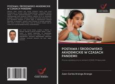 Couverture de POSTAWA I ŚRODOWISKO AKADEMICKIE W CZASACH PANDEMII