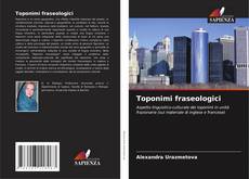 Copertina di Toponimi fraseologici