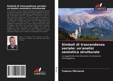 Copertina di Simboli di trascendenza sociale: un'analisi semiotica strutturale