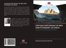 Buchcover von CRITIQUE RHÉTORIQUE DE BEN OKRI ÉTONNANT LES DIEUX