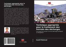 Buchcover von Technique appropriée pour le traitement des lixiviats des décharges