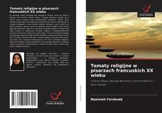 Capa do livro de Tematy religijne w pisarzach francuskich XX wieku 