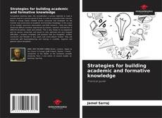 Copertina di Strategies for building academic and formative knowledge