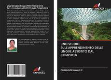 Buchcover von UNO STUDIO SULL'APPRENDIMENTO DELLE LINGUE ASSISTITO DAL COMPUTER