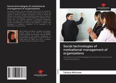 Borítókép a  Social technologies of motivational management of organizations - hoz
