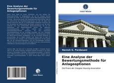 Copertina di Eine Analyse der Bewertungsmethode für Anlageoptionen